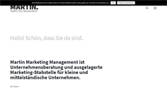 Desktop Screenshot of martin-management.de